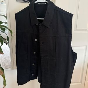 Zara Black Vest